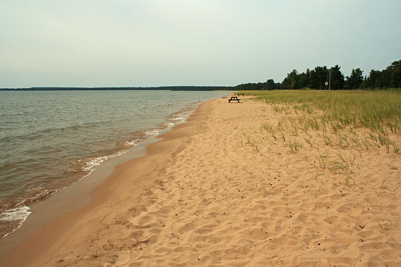 the beach at bete gris bay